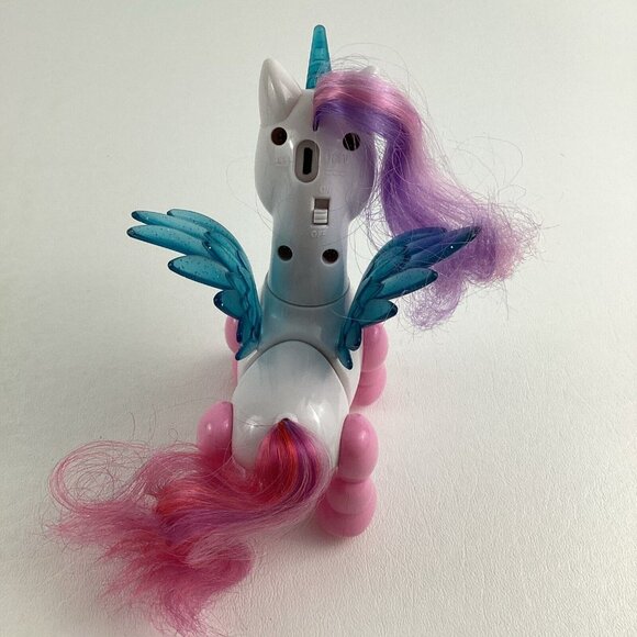 NKOK USB Pet Botz Robo Unicorn Interactive Lights Sounds Movement Pegasus Toy - Picture 7 of 7